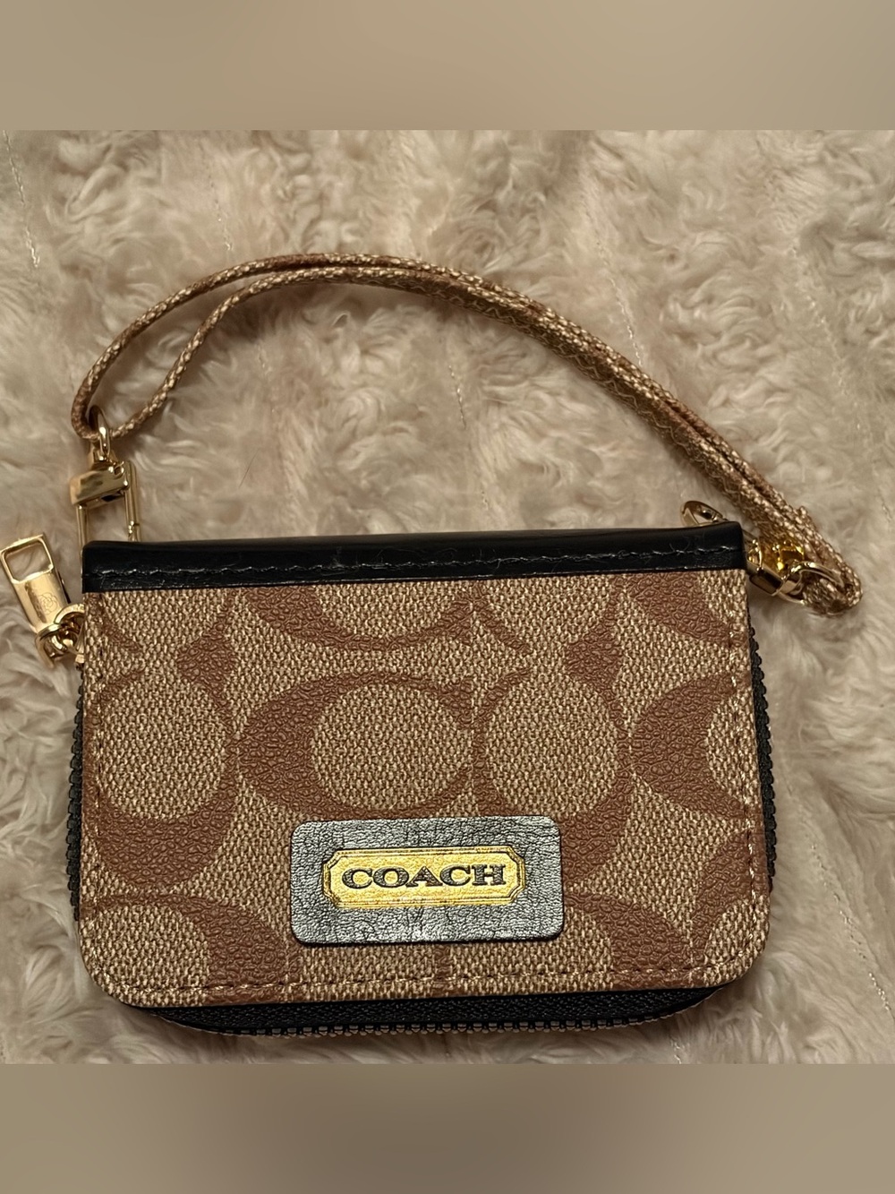 Canvas Cardholder Wristlet
